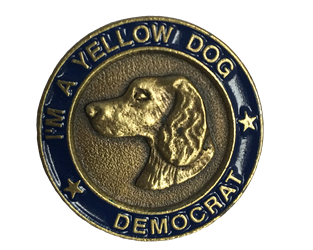 Im a Yellow Dog Democrat Lapel Pin 