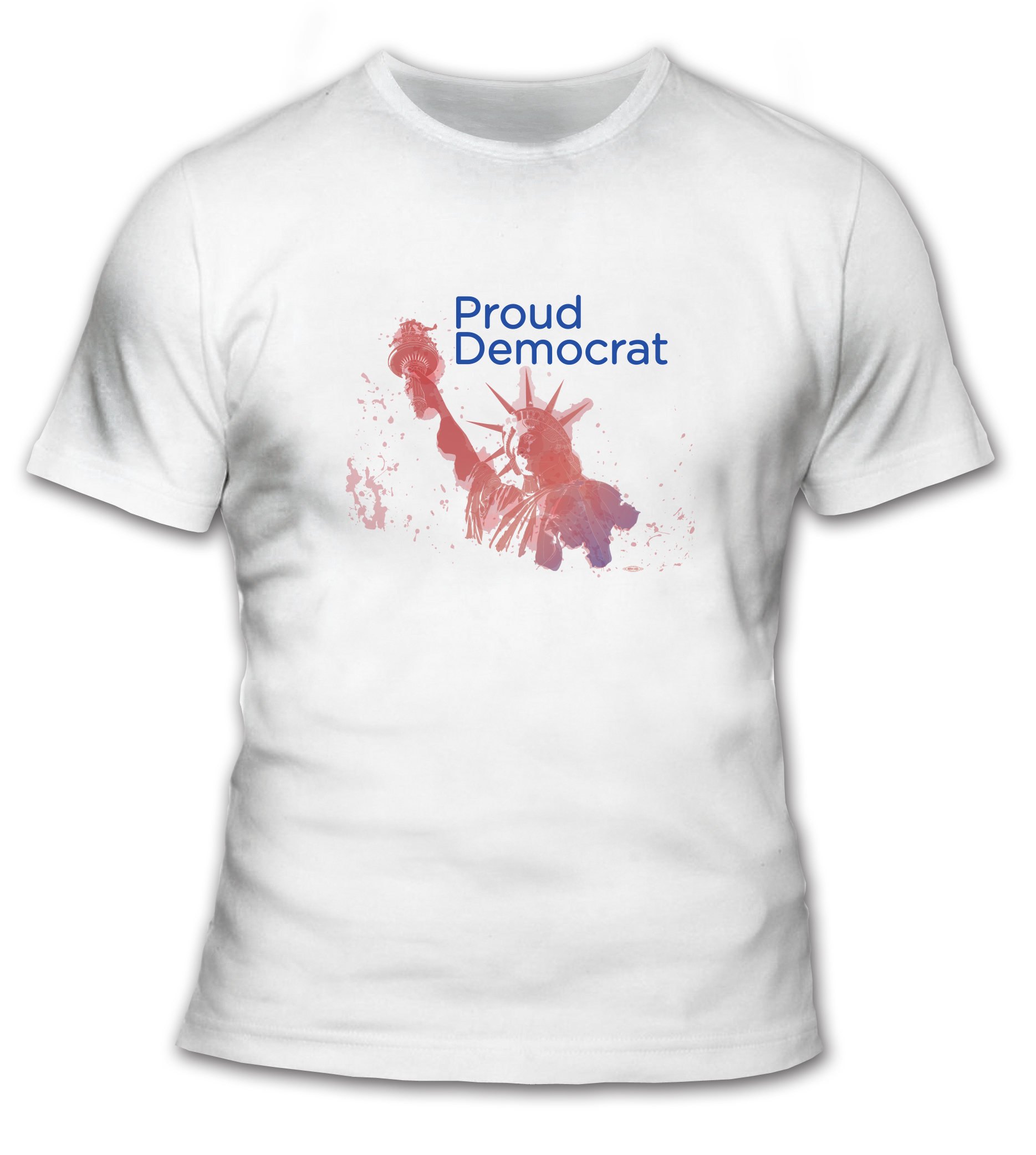 Proud Democrat - Statue of Liberty T-Shirt - #TS55107 - DemocraticStuff.com