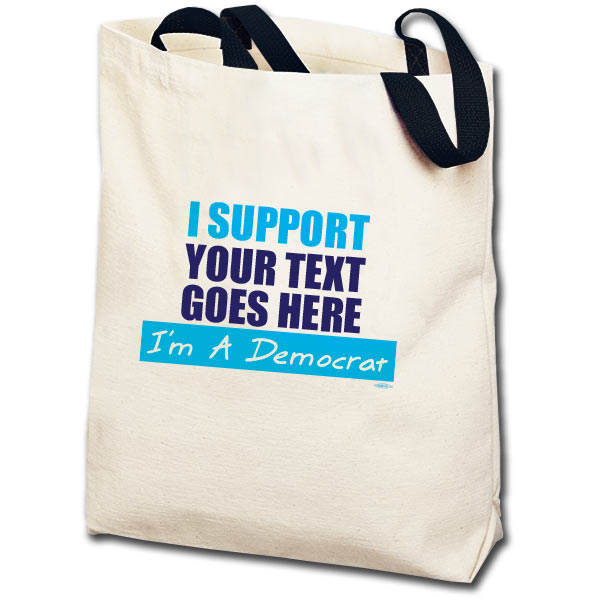 I Support... I'm a Democrat Personalized Totebag - #TB63190 ...