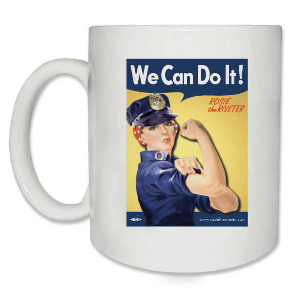 We Can Do It! Police Officer Rosie the Riveter Coffee Mug MU63049