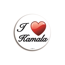 I Heart Kamala 3 Inch Button 