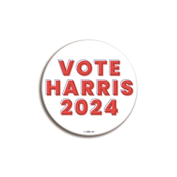 Vote Harris 2024 3 Inch Button 