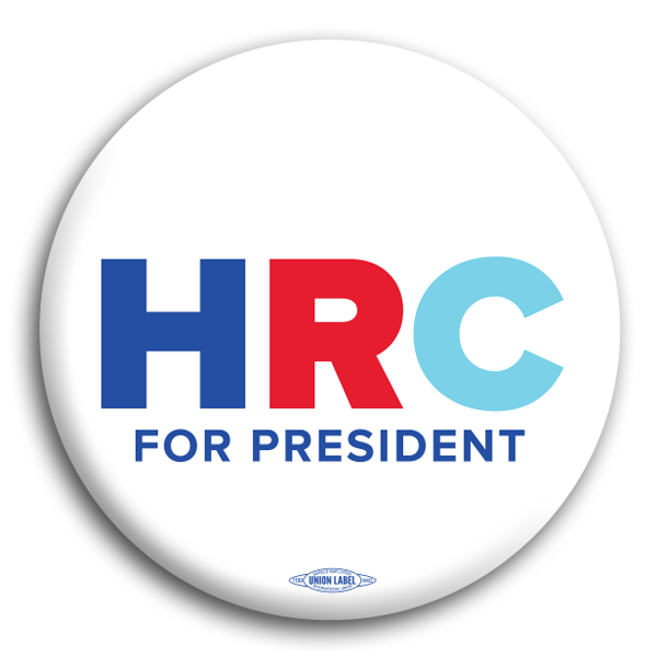 HRC For President 2.25" Button BT55046