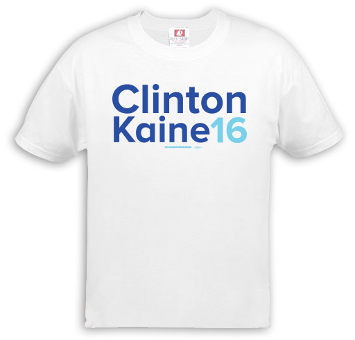 Clinton And Kaine 2016 T-Shirt - #TS55004 - DemocraticStuff.com