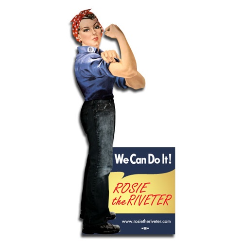 We Can Do It! Rosie the Riveter Lifesize Cutout